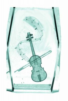 Lazer Kristaller - Keman - Notalı - AİM GİFTS