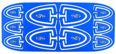 Sol Anahtarlı Büyük ve Küçük Klipsler (Mavi) - AİM GİFTS