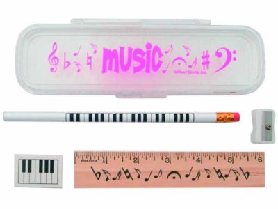 Music Pembe Kalemkutu Set - AİM GİFTS