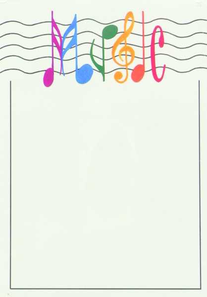 Music Porte Notepad