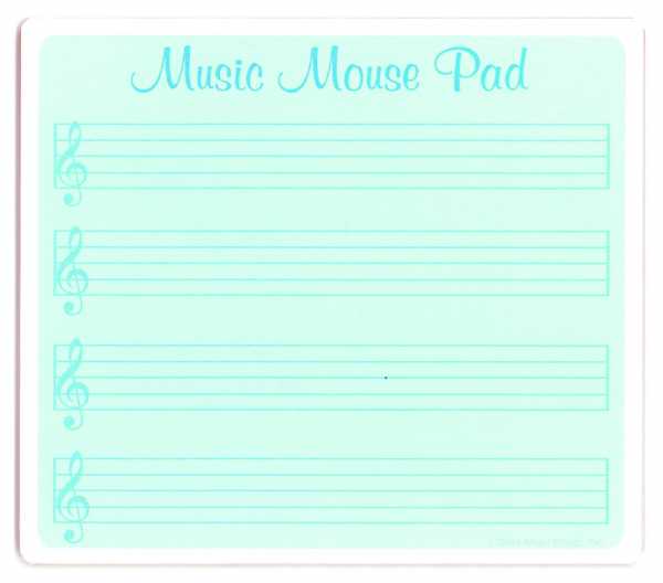 Muzikli Kağıt Mousepad