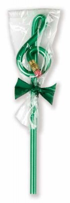 Hediyelik Sol Anahtar Başlıklı Silgili Kurşun Kalem Yeşil - ViennaWorld