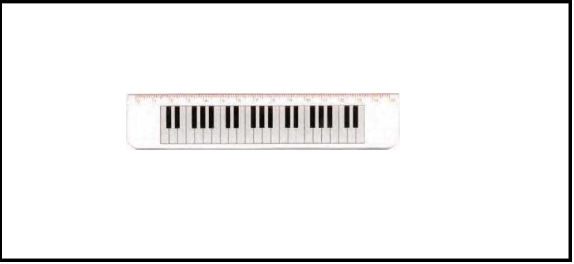 Klavye Cetvel (15 cm)