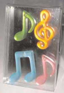 Parlak Renklerde Kutulu Renkli Magnet Set (4 lü) - 1
