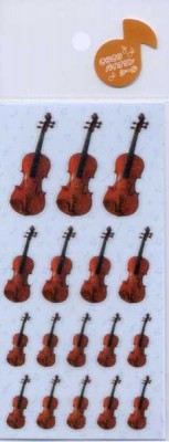 Çeşitli Boyutlar Keman Stiker - G&G