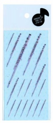 Çeşitli Boyutkar Flüt Stiker - G&G