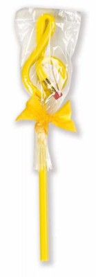 Hediyelik Sol Anahtar Başlıklı Silgili Kurşun Kalem Sarı - ViennaWorld