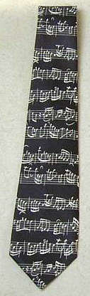 Notalı Siyah Polyester Kravat Çeşitleri