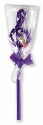 Hediyelik Sol Anahtar Başlıklı Silgili Kurşun Kalem Mor - ViennaWorld