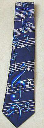 Sol Anahtarlı Siyah Polyester Kravat - Musikboutique