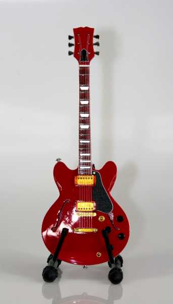 Minyatür - Standlı Elektrogitar (335 Style) - 1