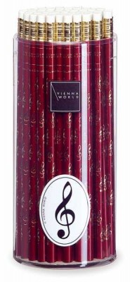 Sol Anahtarlı Kurşun Kalem Kırmızı - ViennaWorld