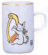 Arp Çalan Kedi Kupa - Musikboutique