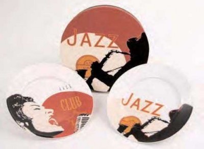 Jazz Temalı Tabak - Thumbnail