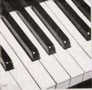 Piyano Tuşeli Peçete