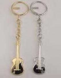 Altın Kaplama Klasik Gitar Anahtarlık - G&G