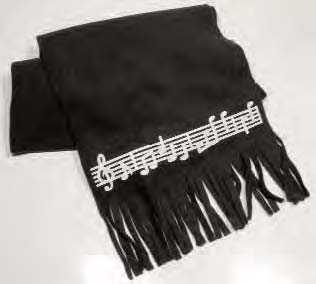 Desenli Atkı - Polar Kumaş - Musikboutique