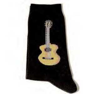 Klasik Gitar Desenli Çorap