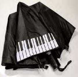 Siyah Tuşeli Şemsiye - Musikboutique