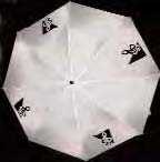 Beyaz Sol Anahtarlı Şemsiye - Musikboutique