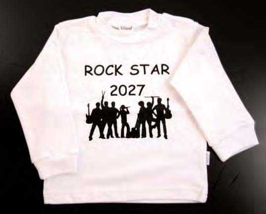 Rosk Star Bebek T-shirt - Beyaz