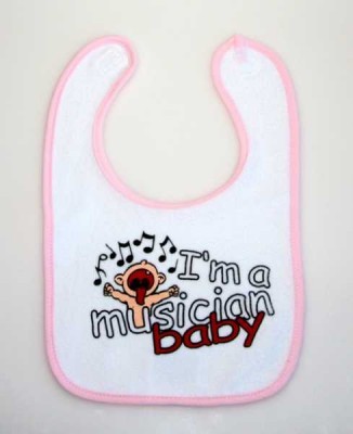 Müzisyen Bebek Mama Önlüğü