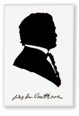 Beethoven Portreli Magnet - ViennaWorld