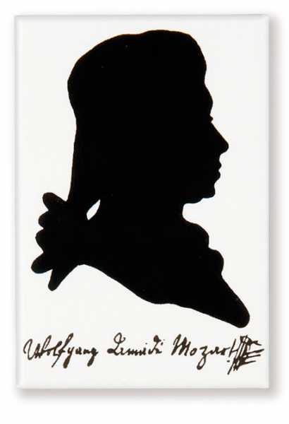 Mozart Portreli Magnet - 1