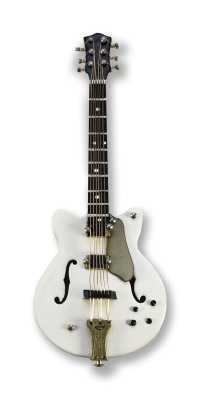 Magnet Çalgı Minyatür Beyaz Elektrogitar - 2