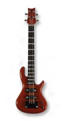 Magnet Çalgı Minyatür Kırmızı Elektrogitar - 1