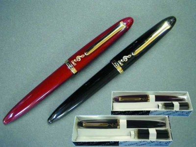 Sol Anahtarlı Dolma Kalem - Siyah - G&G