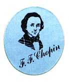 Chopin Portreli Sticker - Thumbnail