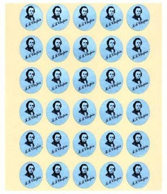 Chopin Portreli Sticker