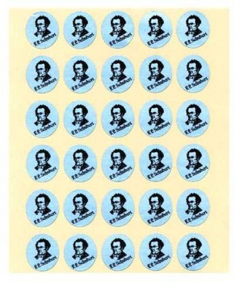 Schubert Portreli Sticker - Thumbnail