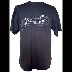 Dalgalı Müzik Gents Temalı T-shirt