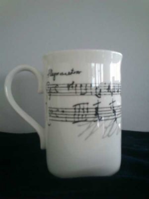 Mozart Notalı Kupa - Music Gifts