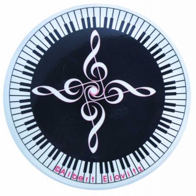 Tuşe-Sol Anahtarı Metal Mıknatıs - AİM GİFTS