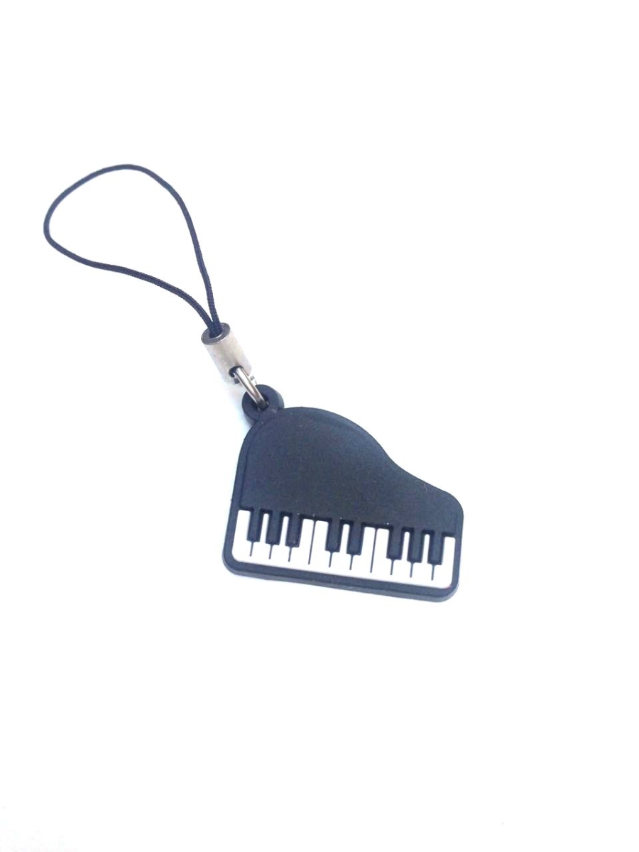 Piyanolu Plastik Kolye Ucu - Thumbnail