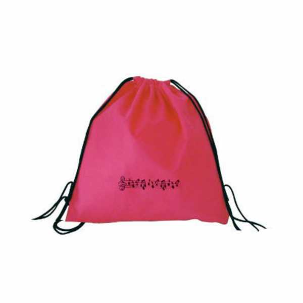 Nota Şeritli Pembe Sırt Çantası - 1