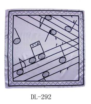 Notalı İpek Eşarp Lila - 1