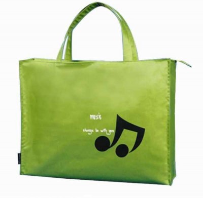 Yeşil 16 lık Notalı Çanta - Fzsonata