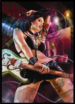 Gitarist Kız Poster - Thumbnail