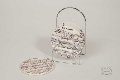 Notalı Bardak Altlığı 4 lü - Anka Verlag