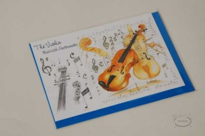 Keman Tebrik Kartı - Anka Verlag