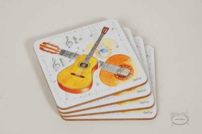 Gitar Bardak Altlığı 4 lü - Anka Verlag