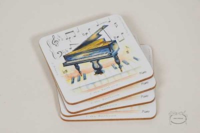Piyano Bardak Altlığı 4 lü - Anka Verlag