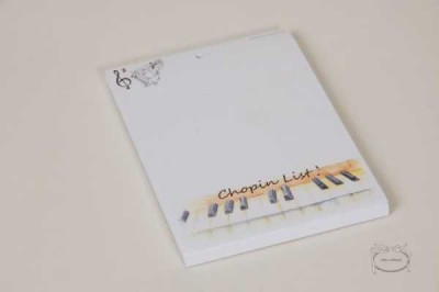 Renkli Piyano Tuşeli Notluk - Anka Verlag