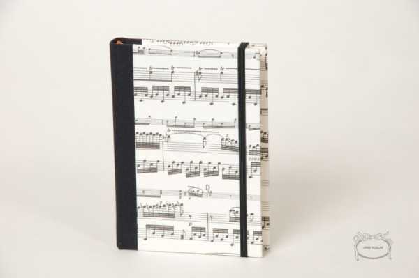 Beethoven Notalı Lastikli Defter