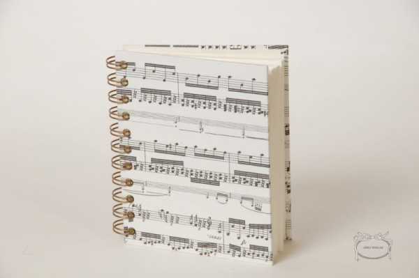 Beethoven Notalı Spiralli Defter