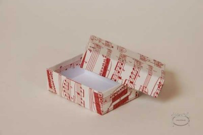 Beethoven Notalı Hediye Kutusu Kırmızı - Anka Verlag